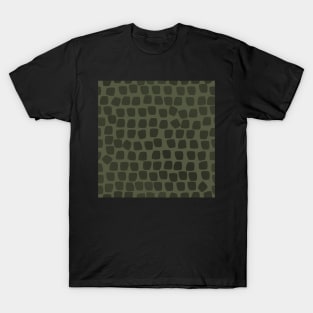 Leopard Mosaic on Khaki 5748 T-Shirt